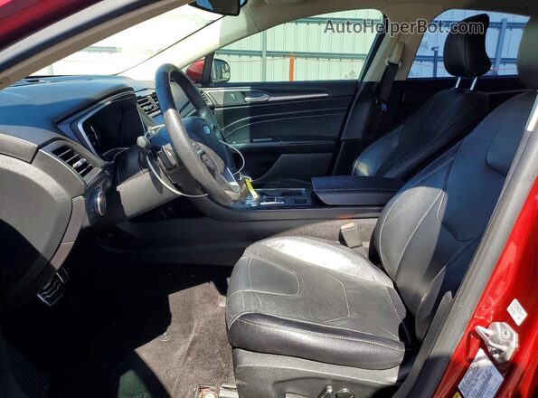 3FA6P0K96HR158796 2017 FORD FUSION Maroon წინა სალონის ხედი