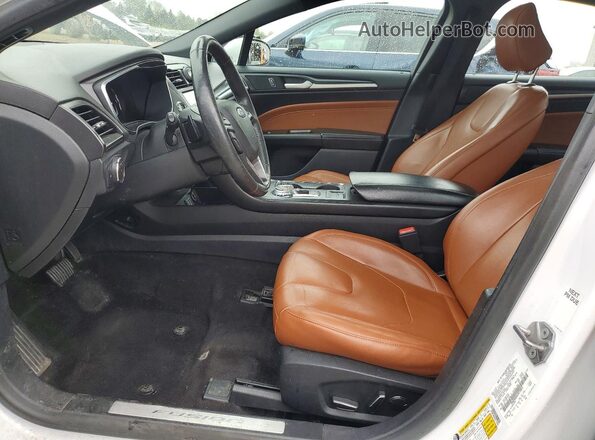 3FA6P0K96LR174845 2020 FORD FUSION White Вид салону спереду