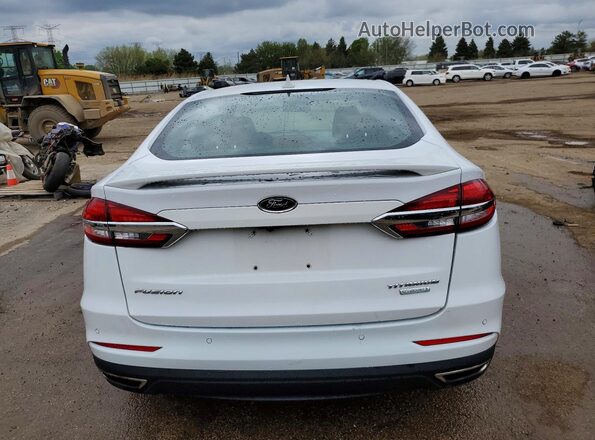 3FA6P0K96LR174845 2020 FORD FUSION White Вид ззаду