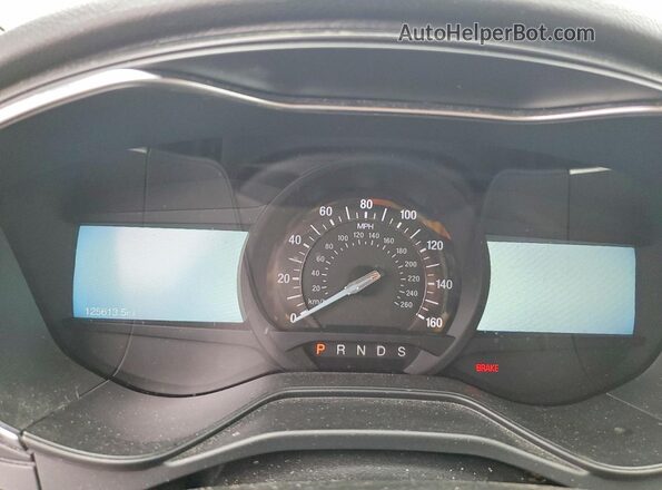 3FA6P0K96LR174845 2020 FORD FUSION White Вид щитка приладів