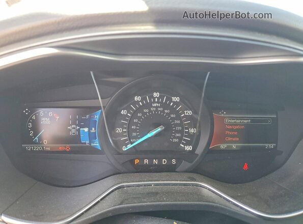 3FA6P0K98GR354012 2016 FORD FUSION Maroon Vista del cuadro de instrumentos