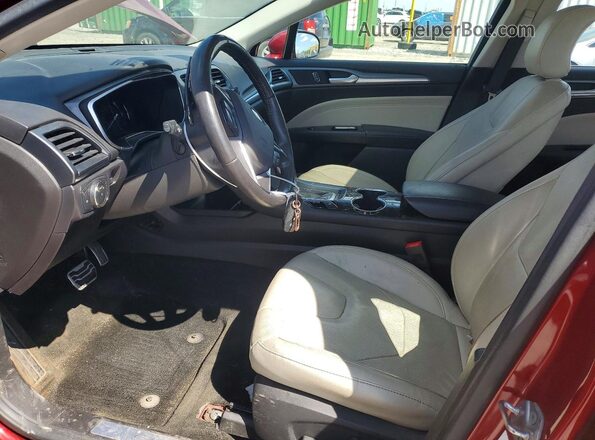3FA6P0K98GR354012 2016 FORD FUSION Maroon Vista interior delantera