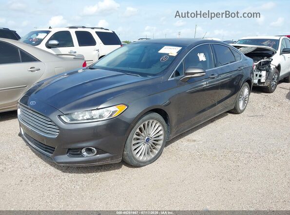 3FA6P0K98GR390010 2016 FORD FUSION Gray Передня ліва чверть