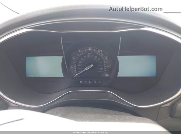 3FA6P0K98GR390010 2016 FORD FUSION Gray Вид задніх сидінь