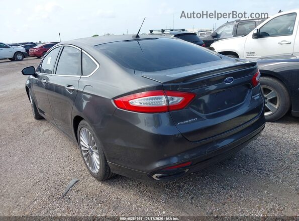 3FA6P0K98GR390010 2016 FORD FUSION Gray Задня ліва чверть