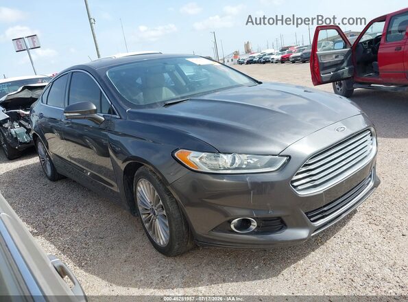 3FA6P0K98GR390010 2016 FORD FUSION Gray Вид задньої частини салону