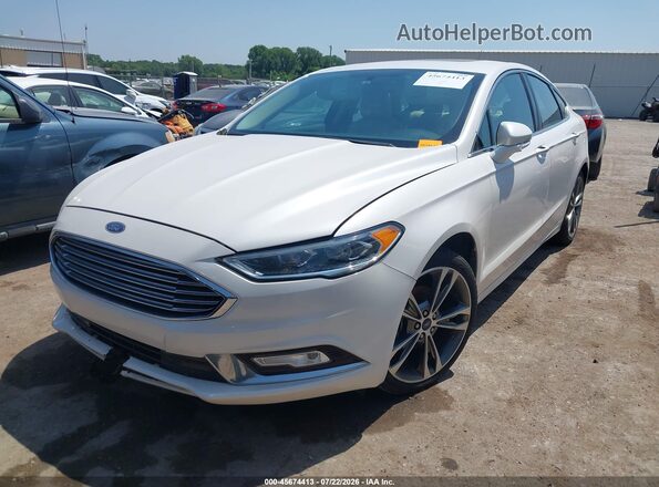 3FA6P0K98HR163174 2017 FORD FUSION White Передня ліва чверть