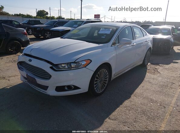 3FA6P0K99GR207875 2016 FORD FUSION Белый Передняя левая четверть