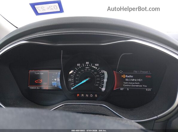 3FA6P0K99GR207875 2016 FORD FUSION Белый Вид задних сидений