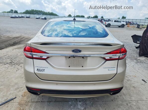 3FA6P0K99HR124643 2017 FORD FUSION Gold უკანა ხედი