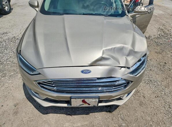 3FA6P0K99HR124643 2017 FORD FUSION Gold უკანა სალონის ხედი