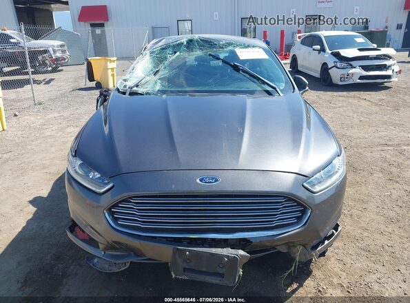 3FA6P0LU0GR342813 2016 FORD FUSION HYBRID Gray Դիմացի տեսք