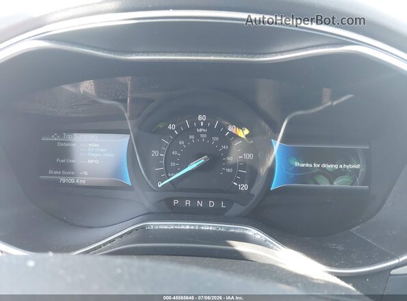 3FA6P0LU0GR342813 2016 FORD FUSION HYBRID Gray Հետևի նստատեղերի տեսք