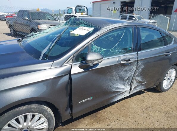 3FA6P0LU0GR342813 2016 FORD FUSION HYBRID Gray Սալոնի հետևի տեսք