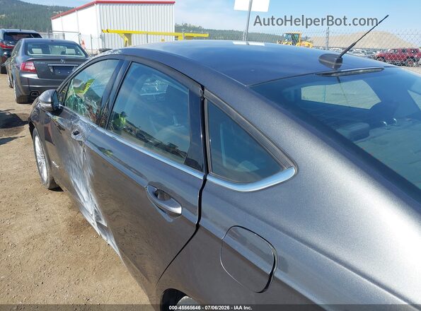 3FA6P0LU0GR342813 2016 FORD FUSION HYBRID Gray 