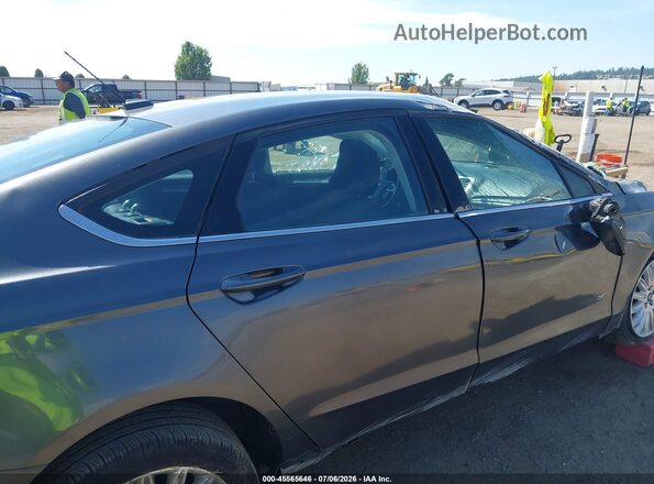 3FA6P0LU0GR342813 2016 FORD FUSION HYBRID Gray 
