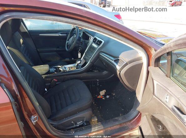 3FA6P0LU0GR350104 2016 FORD FUSION HYBRID Burgundy Вид салону спереду