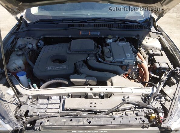 3FA6P0LU0HR275616 2017 FORD FUSION HYBRID Beige Вид ззаду
