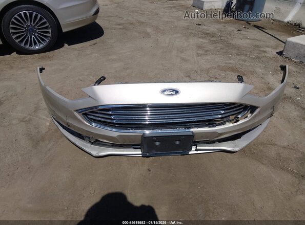 3FA6P0LU0HR275616 2017 FORD FUSION HYBRID Beige Вид щитка приладів