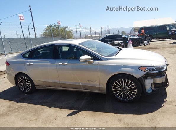 3FA6P0LU0HR275616 2017 FORD FUSION HYBRID Beige Панорамний вид салону 360°