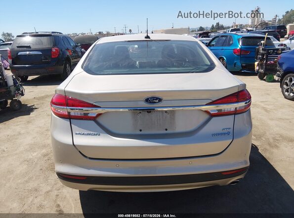 3FA6P0LU0HR275616 2017 FORD FUSION HYBRID Beige 