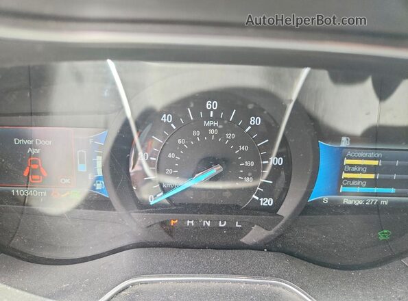 3FA6P0LU0HR280007 2017 FORD FUSION Gray Սարքավորումների վահանակի տեսք
