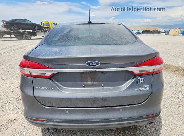 3FA6P0LU0HR280007 2017 FORD FUSION Gray Հետևի տեսք