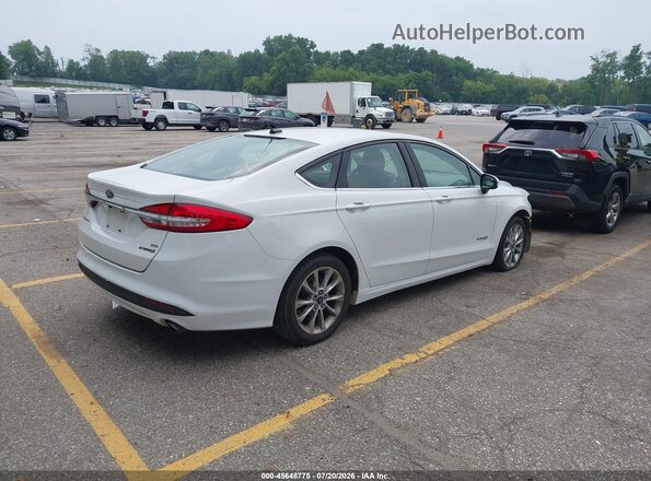 3FA6P0LU0HR315841 2017 FORD FUSION HYBRID White Rear right