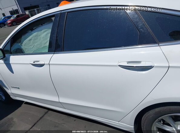 3FA6P0LU0HR409301 2017 FORD FUSION HYBRID White 