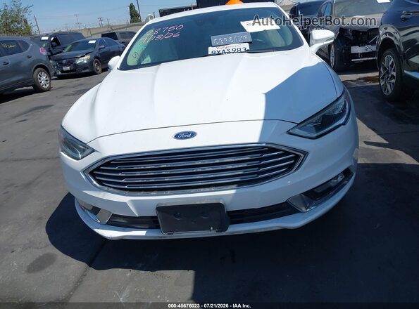 3FA6P0LU0HR409301 2017 FORD FUSION HYBRID White უკანა სალონის ხედი