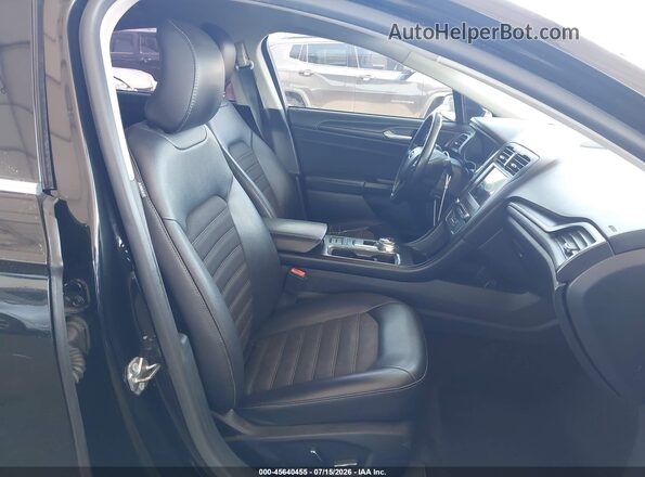 3FA6P0LU0JR177031 2018 FORD FUSION HYBRID Black Front interior view