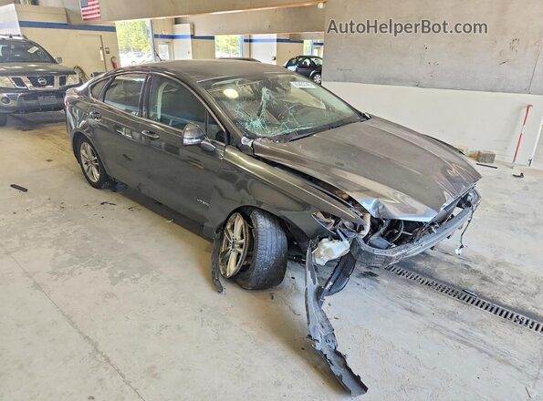 3FA6P0LU0JR207841 2018 FORD FUSION Gray Передня права чверть