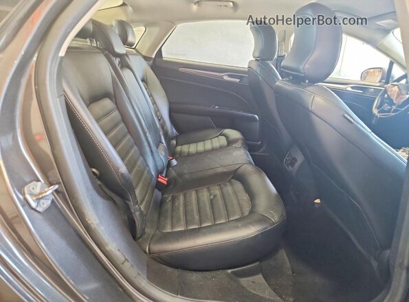 3FA6P0LU0JR207841 2018 FORD FUSION Gray Вид задніх сидінь