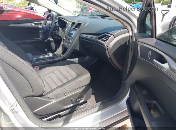 3FA6P0LU0JR226907 2018 FORD FUSION HYBRID Silver წინა სალონის ხედი