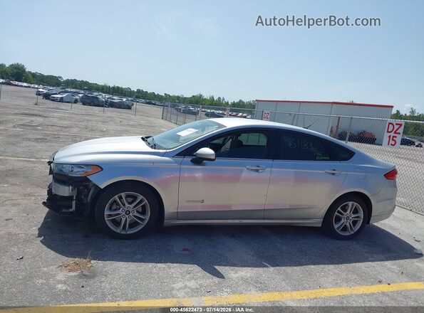 3FA6P0LU0JR226907 2018 FORD FUSION HYBRID Silver სალონის 360-გრადუსიანი ხედი