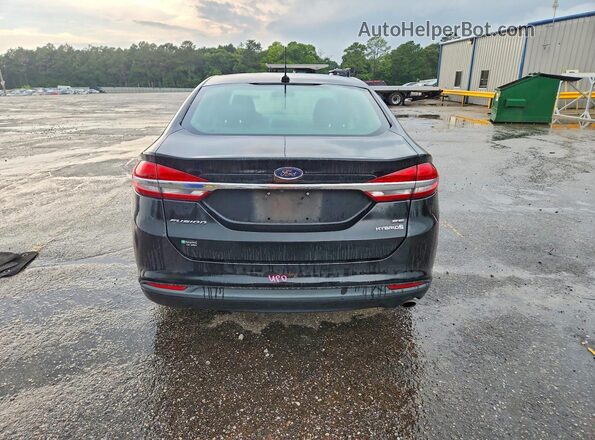 3FA6P0LU0JR242251 2018 FORD FUSION Black Rear view
