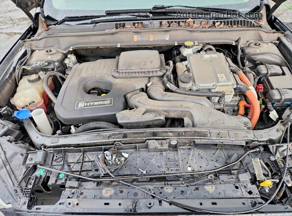 3FA6P0LU0JR242251 2018 FORD FUSION Black Rear interior view