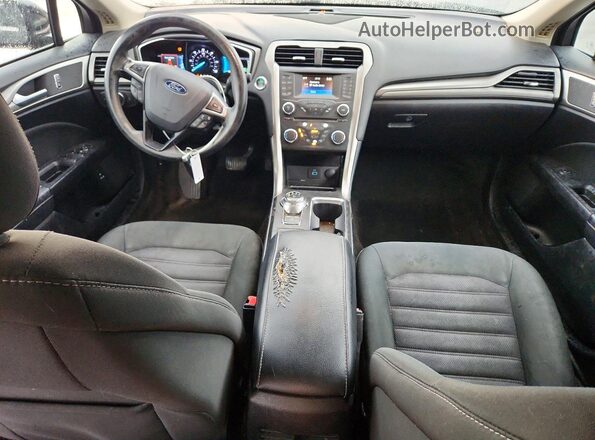 3FA6P0LU0JR242251 2018 FORD FUSION Black Dashboard view