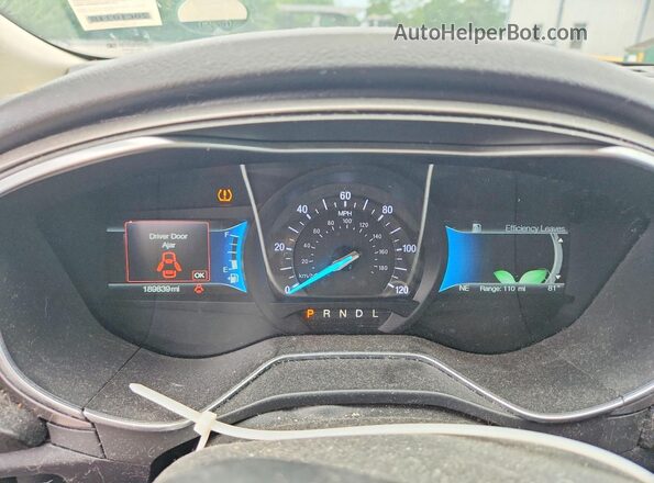 3FA6P0LU0JR242251 2018 FORD FUSION Black Instrument cluster view