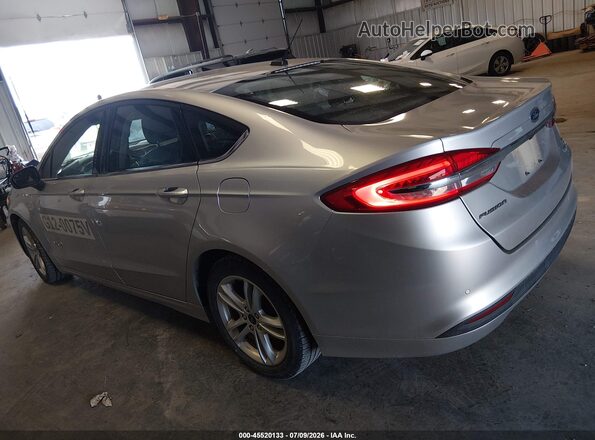 3FA6P0LU0JR243464 2018 FORD FUSION HYBRID Silver 