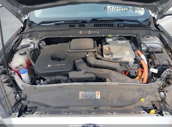 3FA6P0LU0JR254285 2018 FORD FUSION HYBRID Silver Հետևի տեսք