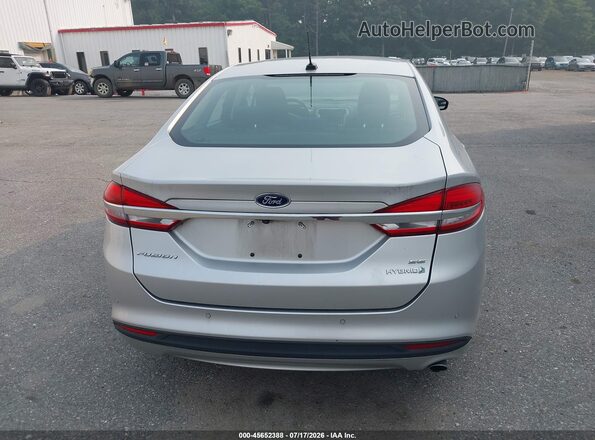 3FA6P0LU0JR254285 2018 FORD FUSION HYBRID Silver 