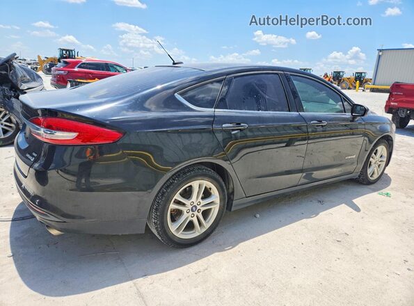 3FA6P0LU0JR260037 2018 FORD FUSION Black Rear right