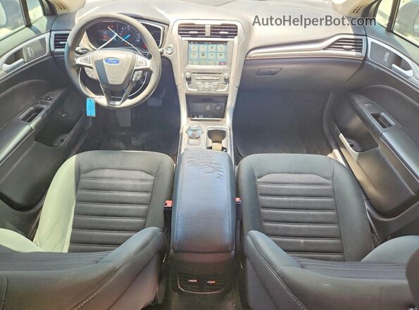 3FA6P0LU0JR260037 2018 FORD FUSION Black Dashboard view