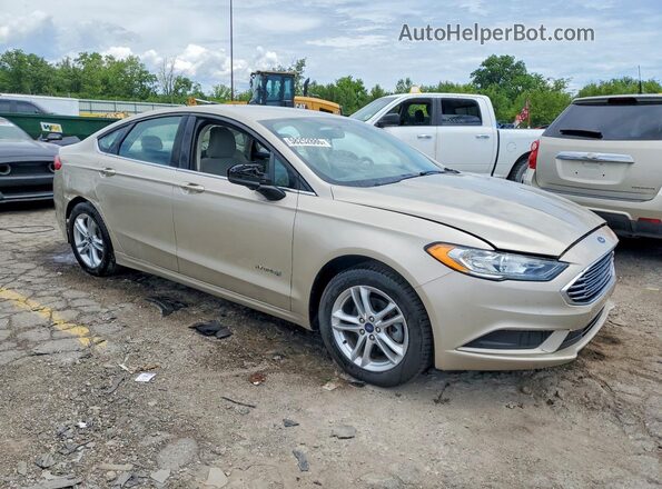 3FA6P0LU0JR274150 2018 FORD FUSION Beige წინა მარჯვენა