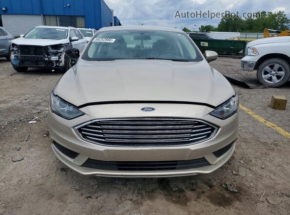 3FA6P0LU0JR274150 2018 FORD FUSION Beige წინა ხედი