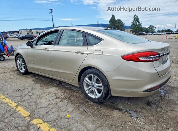 3FA6P0LU0JR274150 2018 FORD FUSION Beige უკანა მარცხენა