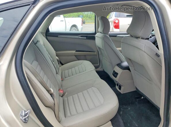 3FA6P0LU0JR274150 2018 FORD FUSION Beige უკანა სავარძლების ხედი
