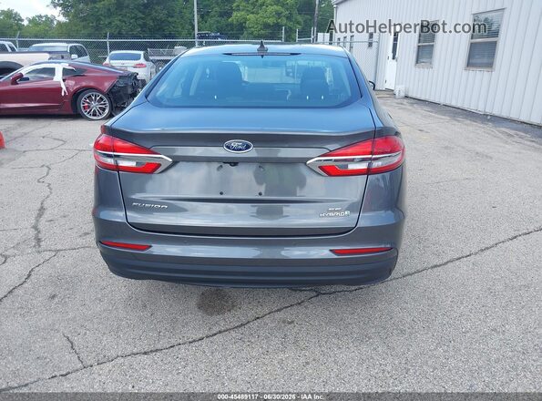 3FA6P0LU0KR100435 2019 FORD FUSION HYBRID Gray 