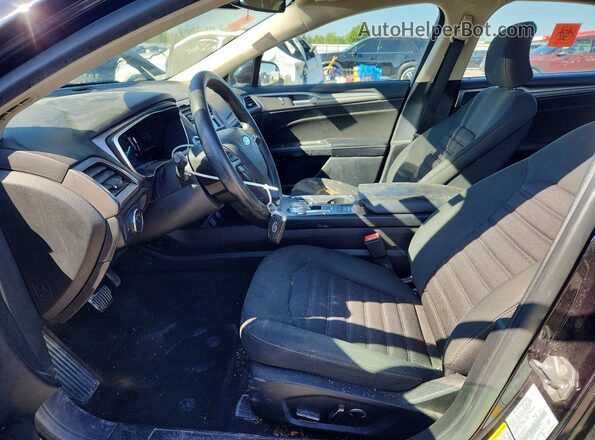 3FA6P0LU0KR183770 2019 FORD FUSION Black Vista interior delantera